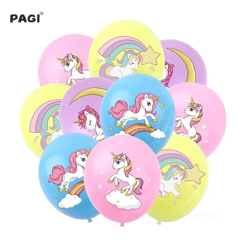 Autres Fournitures De Fête Dévénement Licorne Ballons Ballon En Latex  Enfants Dessin Animé Animal Cheval Flotteur Globe Décoration Danniversaire 8  12 24 / 230603 Du 5,23 €