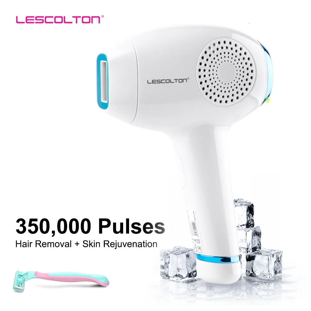 Epilierer Lescolton IPL ICE Cool Pulse Light Laser Haarentfernungsmaschine Elektrisch für Gesichts-Bikini-Entfernung Permanent 230602