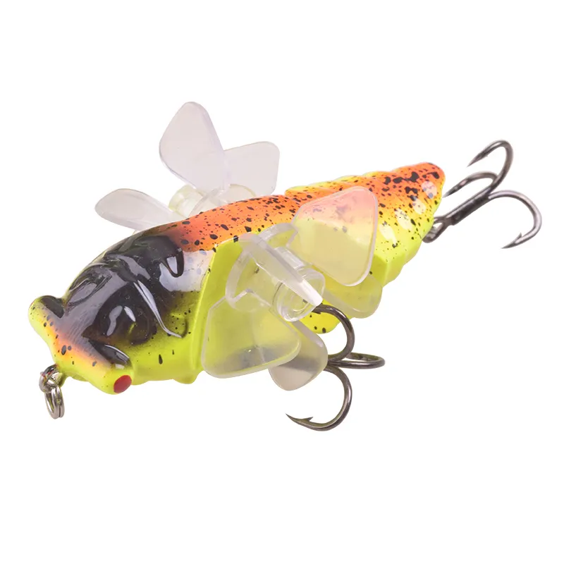 Cicada Whopper Topwater Popper 3d Printed Fishing Lures 7.5cm/15.0g  Artificial Bait Wobblers With Rotating Double Propeller For Trolling Tackle  From Bian06, $4.74