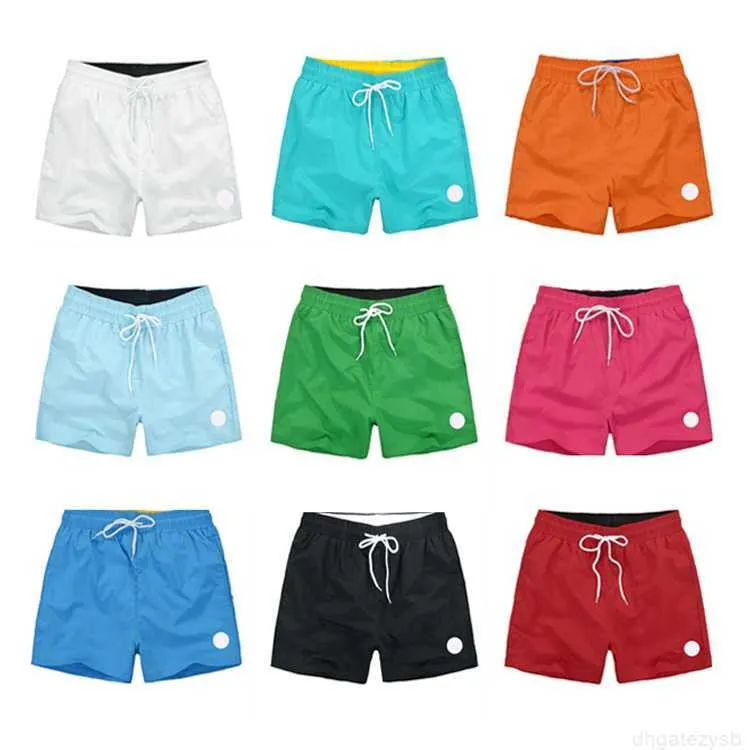 Designer Men's Shorts Monclair Luxury Brodé Badge Candy Color Women's Three Points Quick Dry Franch Brand Loose 15 Colors Factory Yhcw