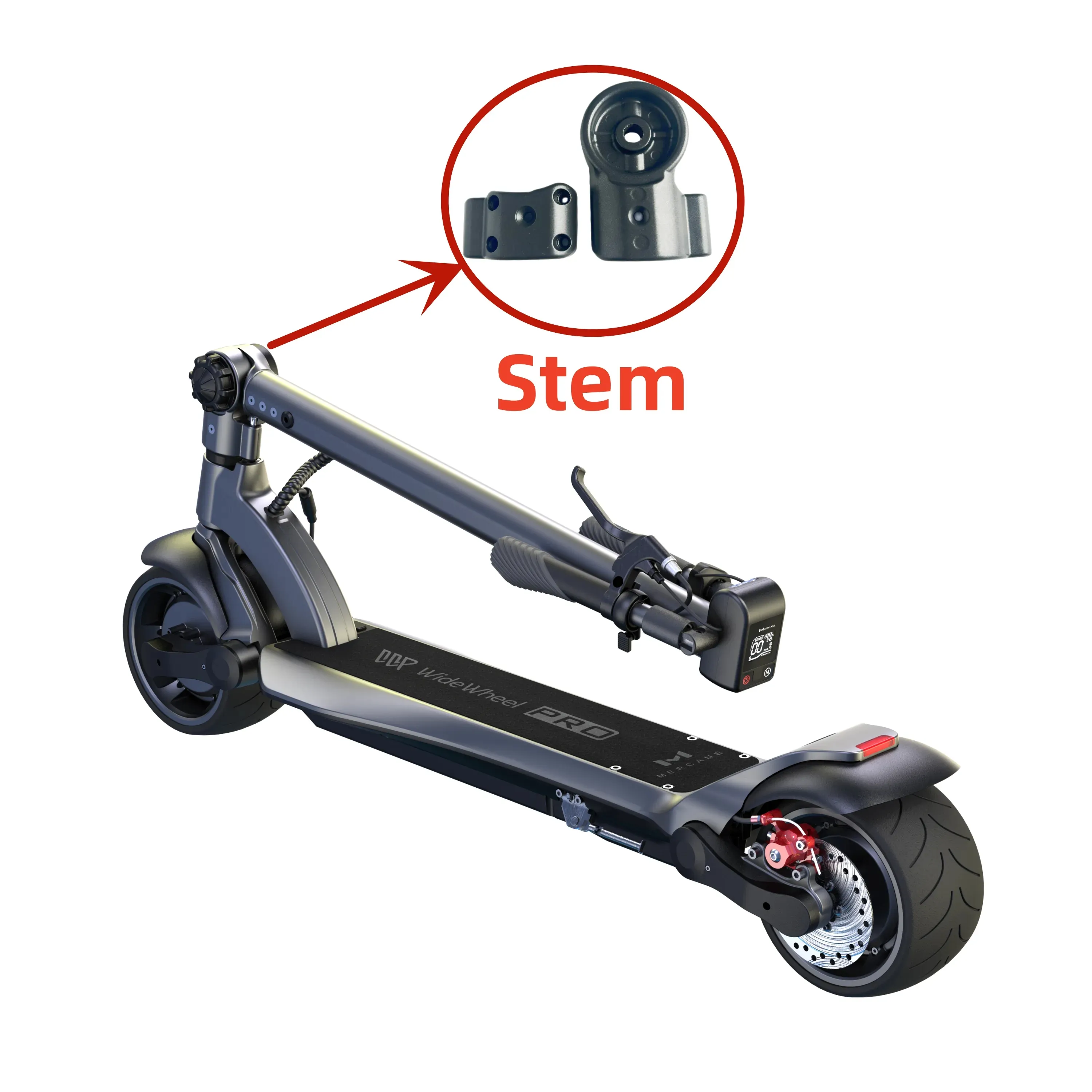 Оригинальные детали ствола для Mercane Widewheel Pro Electric Scooter 2 ПК Защитные аксессуары для складных стержней.