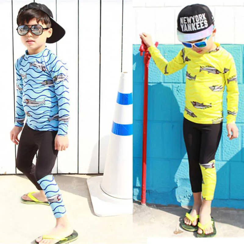 Swimwear Little Boys Full Body Rust Childrens Long Sleeve UV UPF50+Sun