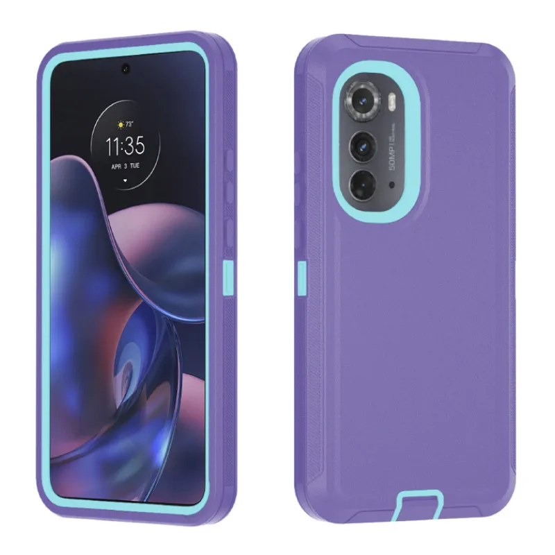 Defender Phone Case för Motorola E30 E40 E20 för Xiaomi Note 11 Pro 4G 5G 11T Note 11s 6,43 tum Tungt stötsäkert anti-drop militär kvalitetsskyddsskydd