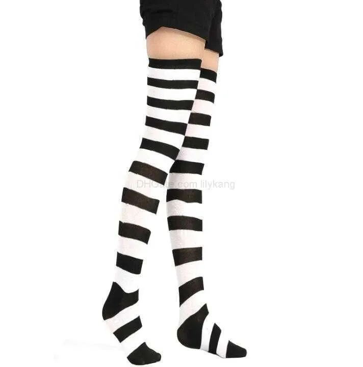 College Winds Sexy Cotton Socks Women Stripes Knees Girl Lady Socks Three  Bars Knees High Tube Student Socks High Hot Cotton Thigh From Lilykang,  $1.51