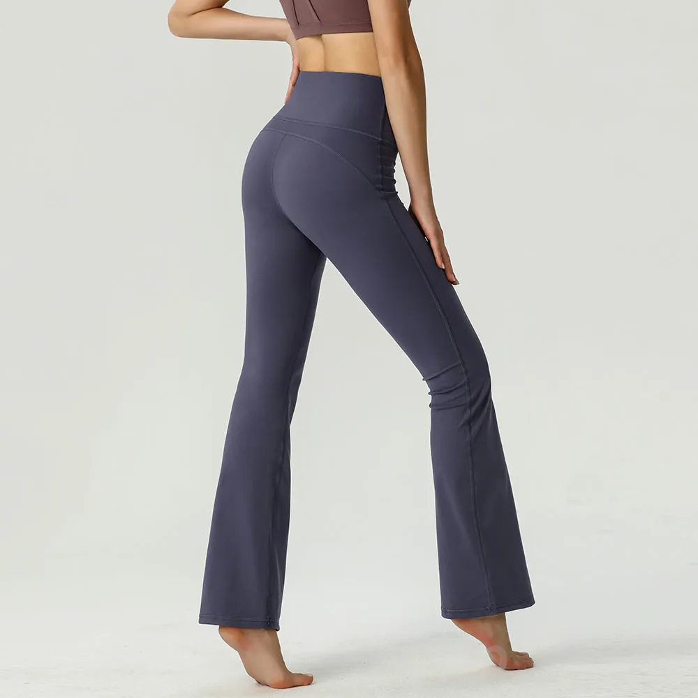 Stretchable Flared Trousers