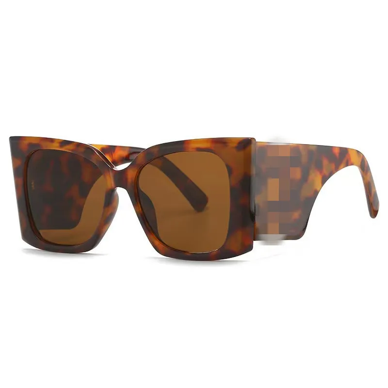 Klassieke Mode-accessoires designer zonnebril dames UV-bescherming fashion letters casual bril met doos