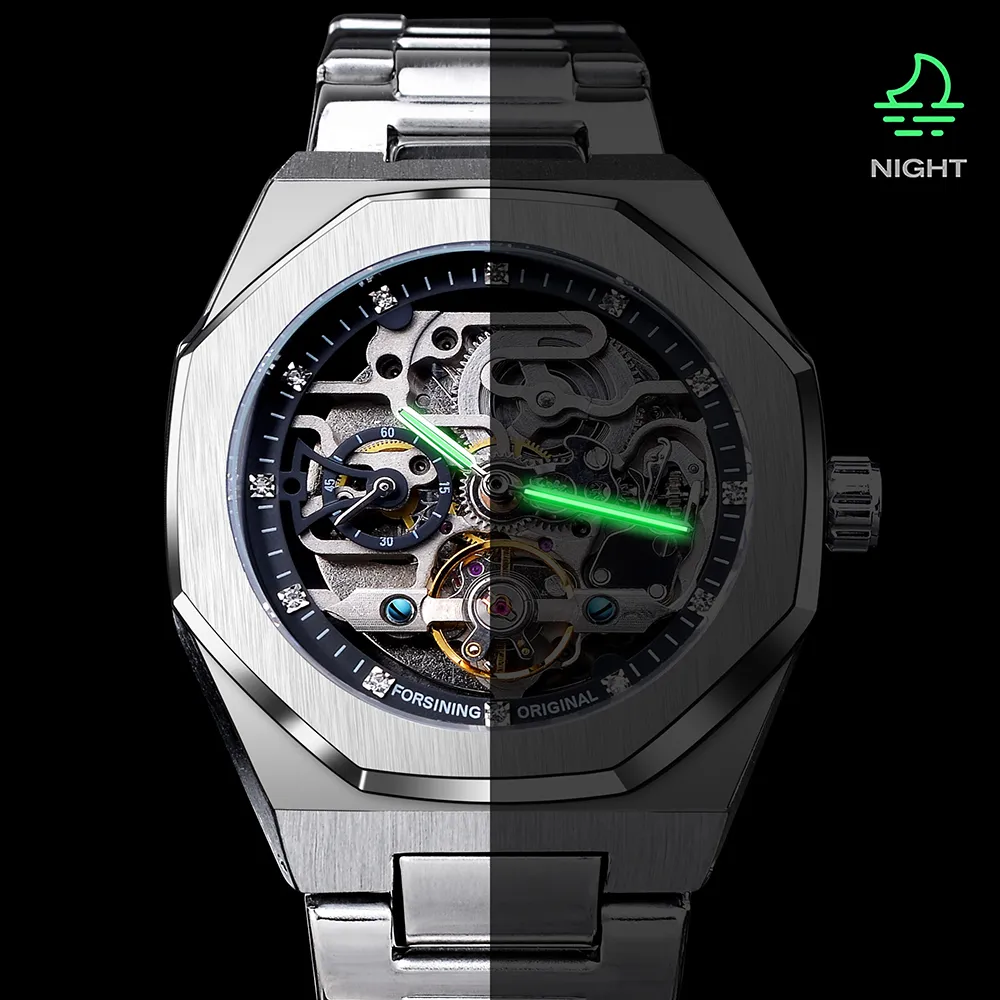 Orologio da Uomo FORSINING Automatico Meccanico con Data, Giorno