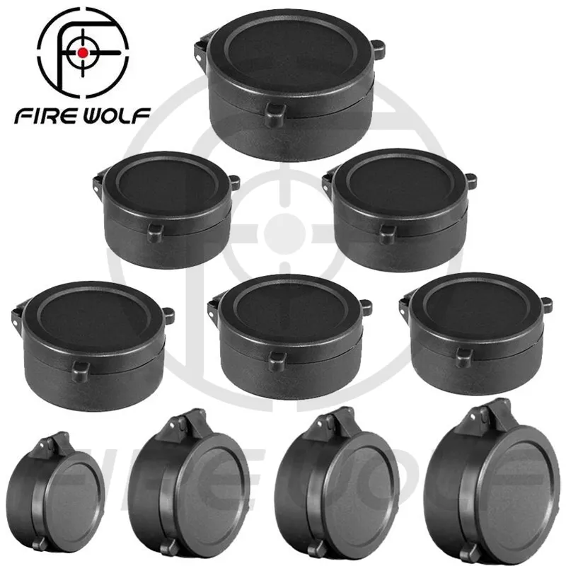 46MM 69MM Flashlight Cover Scope Cover Rifle Scope Lens Cover Internal