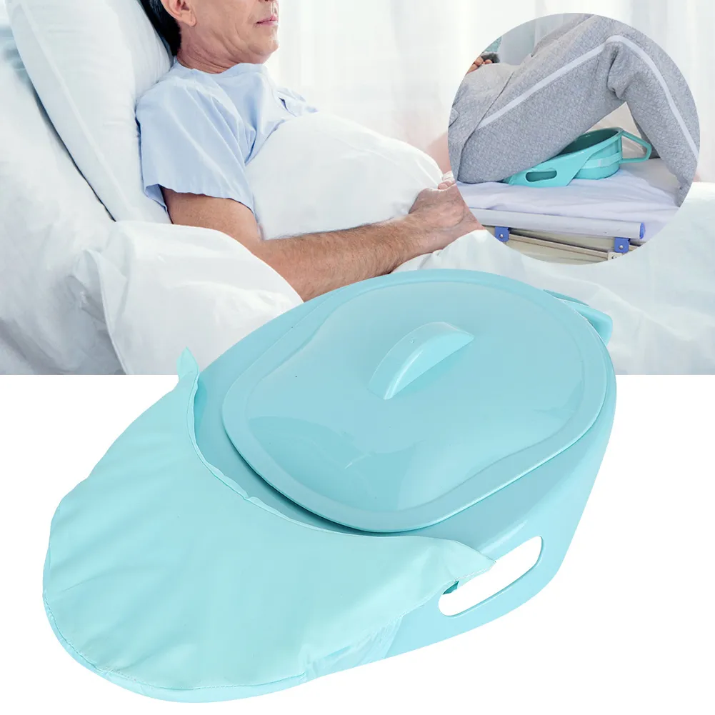 Portable Adult Bedpan With Cover For Bedridden Patients, Pregnant Women