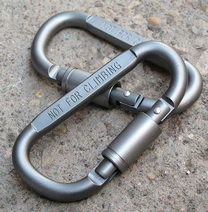 30 Pièces Mousqueton en Forme de S, Double Ressort Porte-Clés Clip, S Mousqueton Porte-clés Clip pour ActivitéS de Plein Air, Randonnée, Voyage