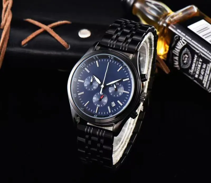 Mens watches watches high quality Design Business and leisure chronograph watch movement