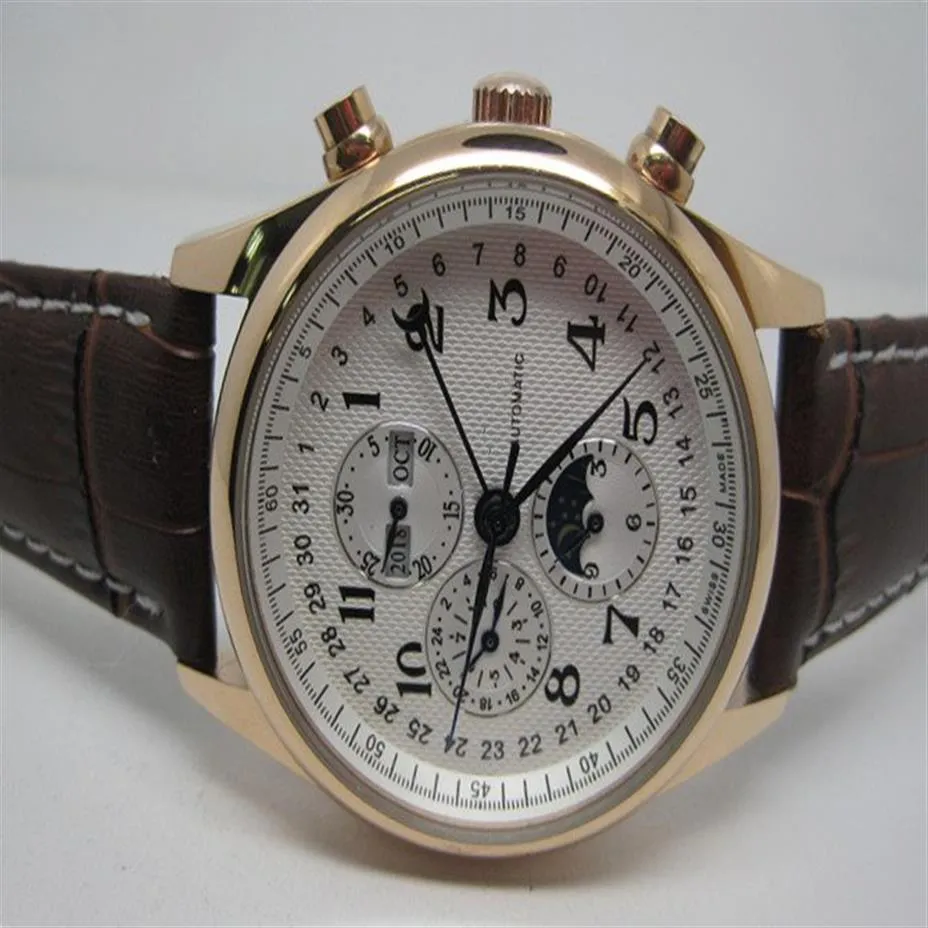klassisk man titta på lyx rostfritt stål lyxklocka automatisk klocka man klocka modeföretag Ny Watche311s