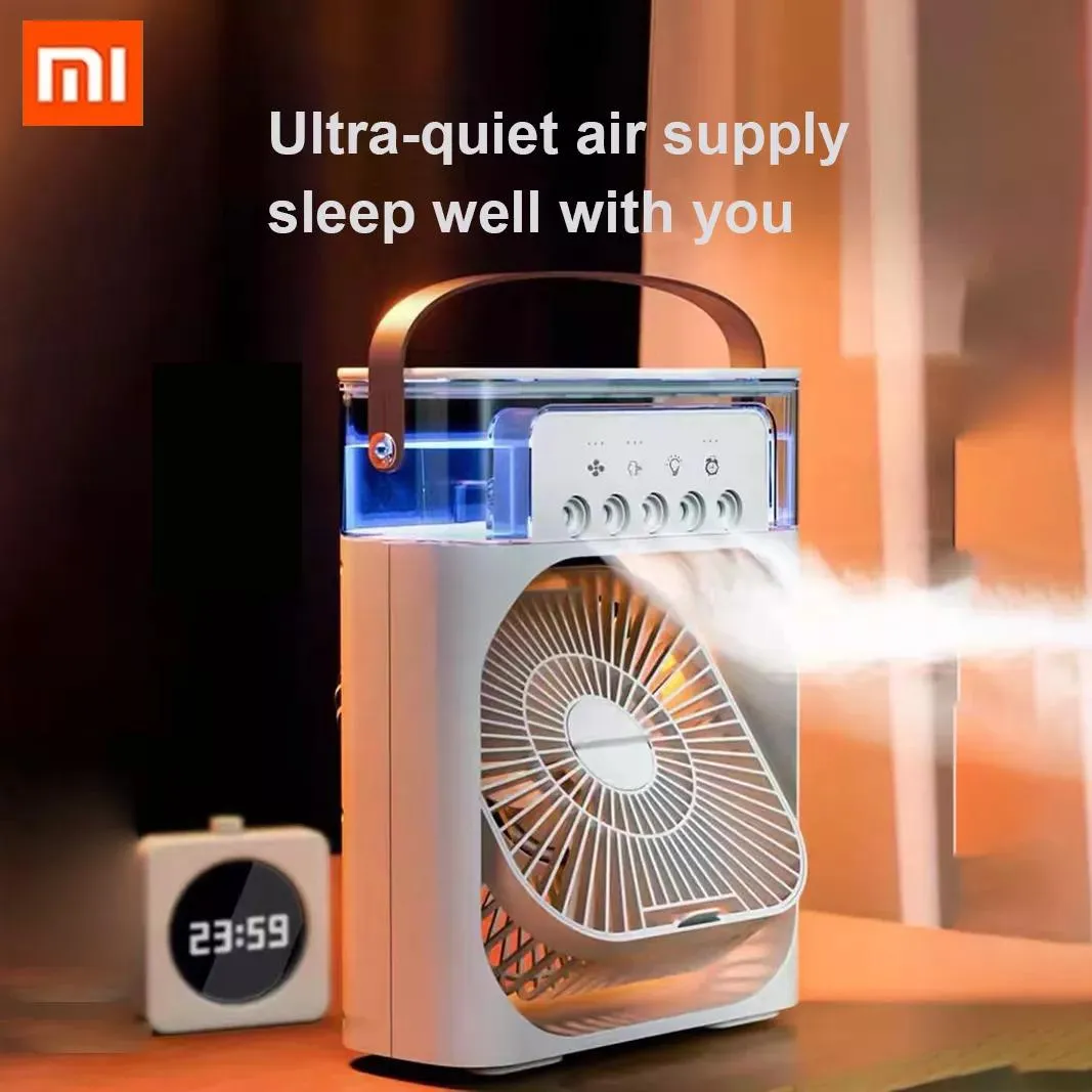 Appliances Xiaomi Usb Water Mist Fun Humidification Fan Home Outdoor Spray Water Mist Fan Electric Fan Cooling Air Conditioner Humidifier