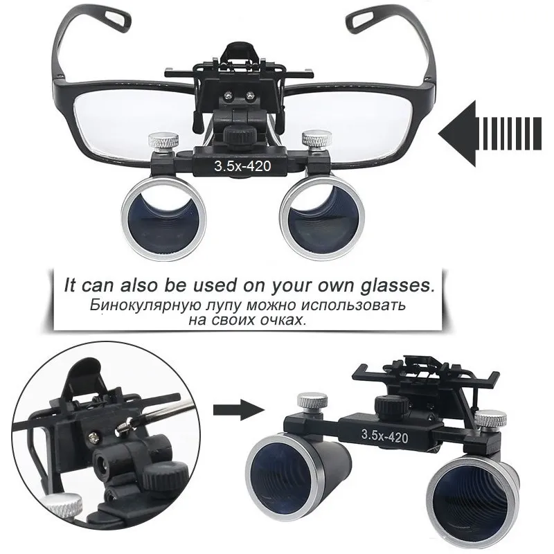 Loupe serre-tête, loupe professionnelle à double lentille pour bijoux, visière de lecture, loupe