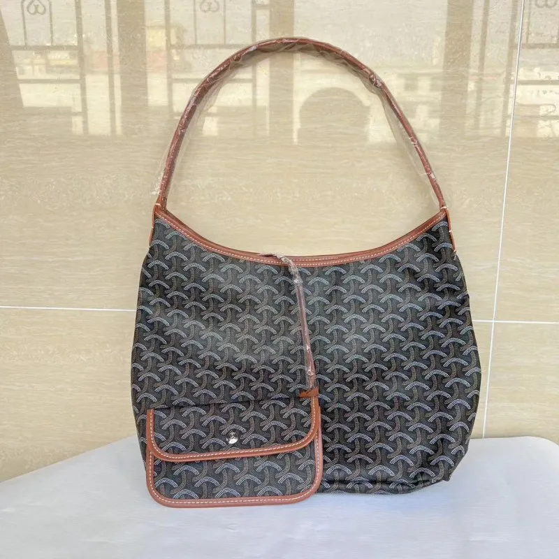 Stilista Borsa da donna HOBO Shopping Bag Borsa a mano con cerniera di grande capacità Borsa errante Borsa di lusso all'ingrosso di alta qualità