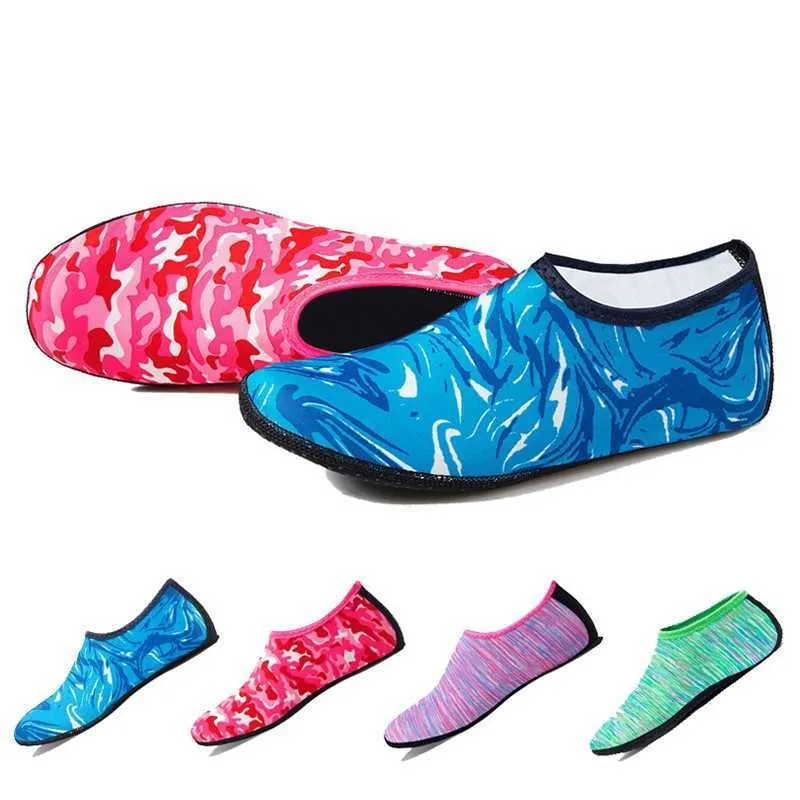 Unisex Volwassen en kinderen Duiken Sokken Barefoot Water Sport Aqua Sok Opblaasbare Strand Zwemmen antislip Yoga Schoenen P230603