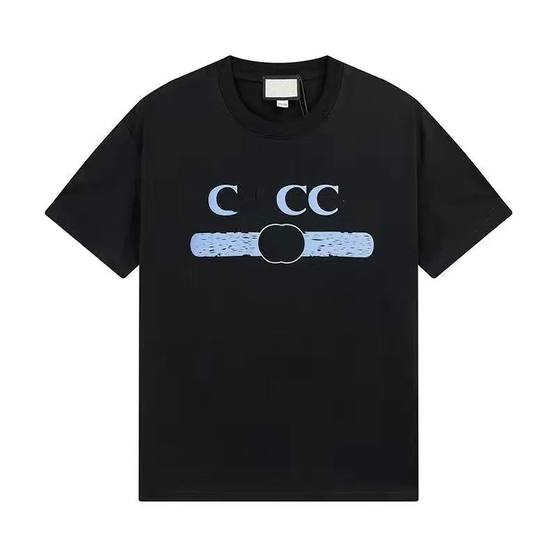 Erkek Tişörtleri Tasarımcı Tişört Pamuk Yuvarlak Boyun Hızlı Kurutma Anti Kırışıklık Erkekler İlkbahar Yaz Yüksek Gevşek Trendi Kısa Kollu Erkek Giyim 01