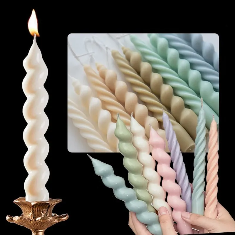 Silicone Candle Molds Easy Demoulding Long Pillar Wax Mould