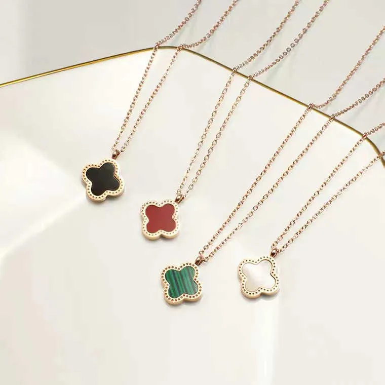 Four leaf clover necklace expensive sale