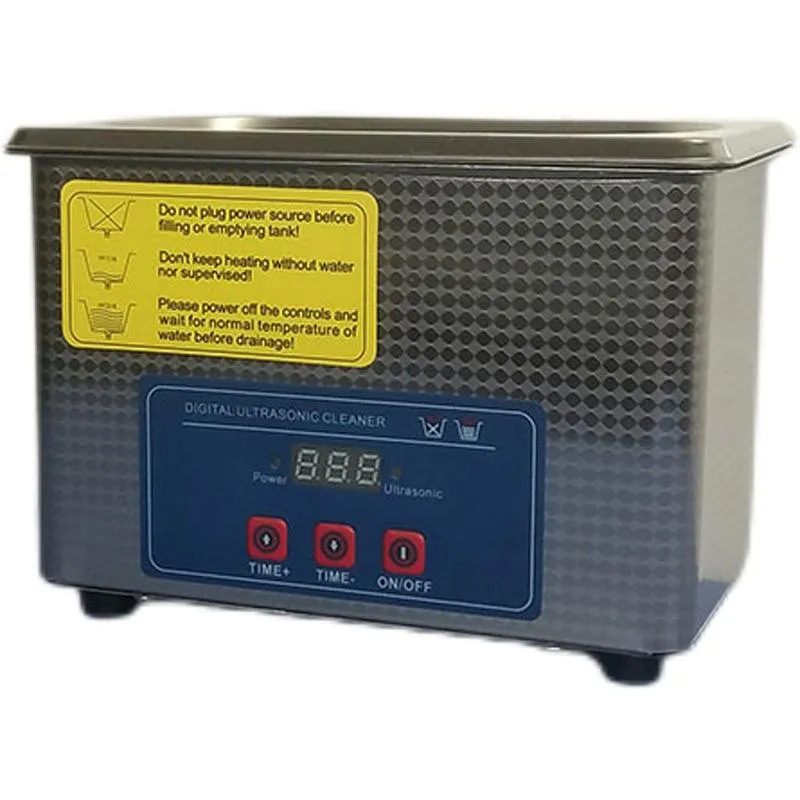 Pierścienie Digital Ultrasonic Cleaner Bath 35W zbiornik ze stali nierdzewnym olej degreaser dysza paliwa dysza biżuterii Naszyjnik