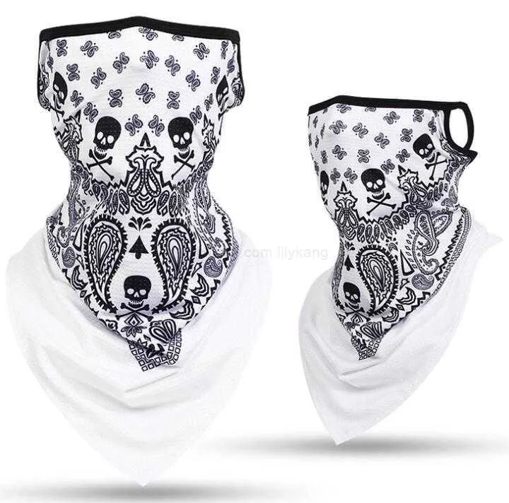 unisexe Magic Scarves Multifonctionnel Tube Écharpe Bandana Face Cover Masque Neck Gaiter Warmer Headwear Beanie Austproof Outdoor Sport Bandeau