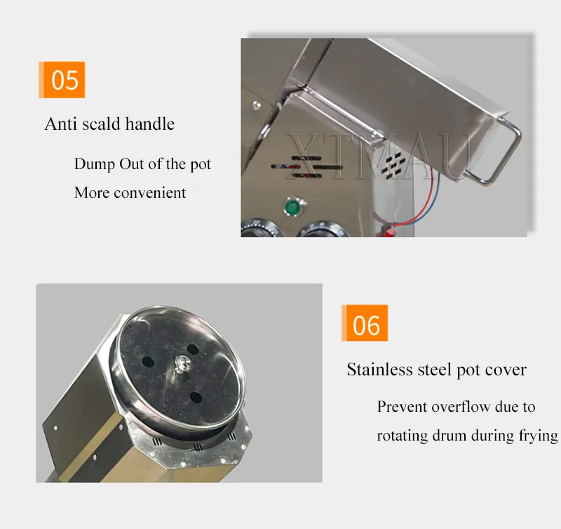 Rotary Commercial Macadamia Nuts Price Dryer For Peanuts And Chestnuts