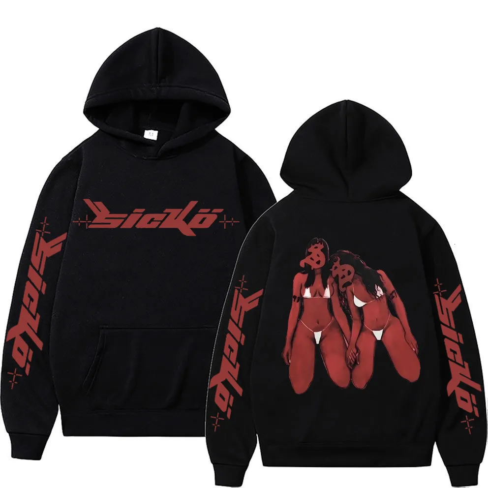 Men's Hoodies Sweatshirts Sicko Born From Pain Hoodie Men Women Fashion Rock Punk Streetwear Men's Oversized Hoodie Male Vintage Hip Hop Loose Sweatshirt 230602