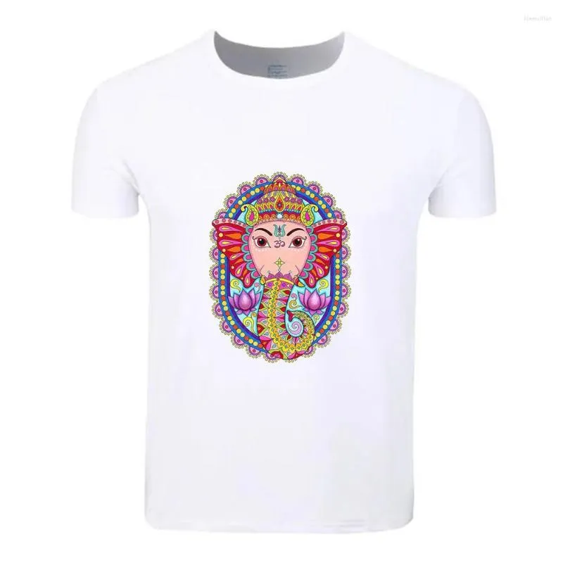 Men's T Shirts Ganesh Buddha Fashion Cotton Big Size Students Summer T-Shirt Short Sleeve Men Women Boys Girls Shirt Tees Kids Tshirt