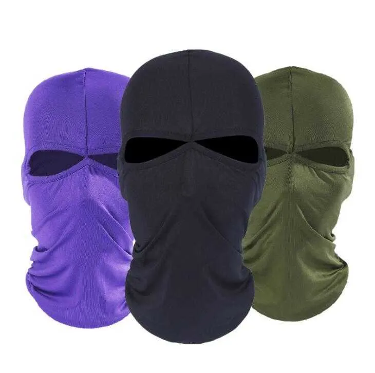 Tactical Army Motorcycle Bike Full Face protective masks Cycling Hunting Outdoor Ski Hed hood Helmet Liner Hat Magic Scarf Balaclava Cap Riding Biker Bandana