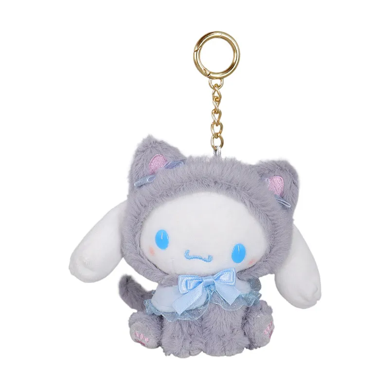 Wholesale cute Cinnamoroll Melody to change Kitty plush toy backpack pendant small gift