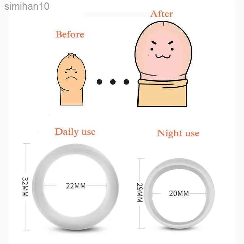 Половые игрушки для мужчин ежедневно/ночной массажер 2PCS Силиконовый мужской край