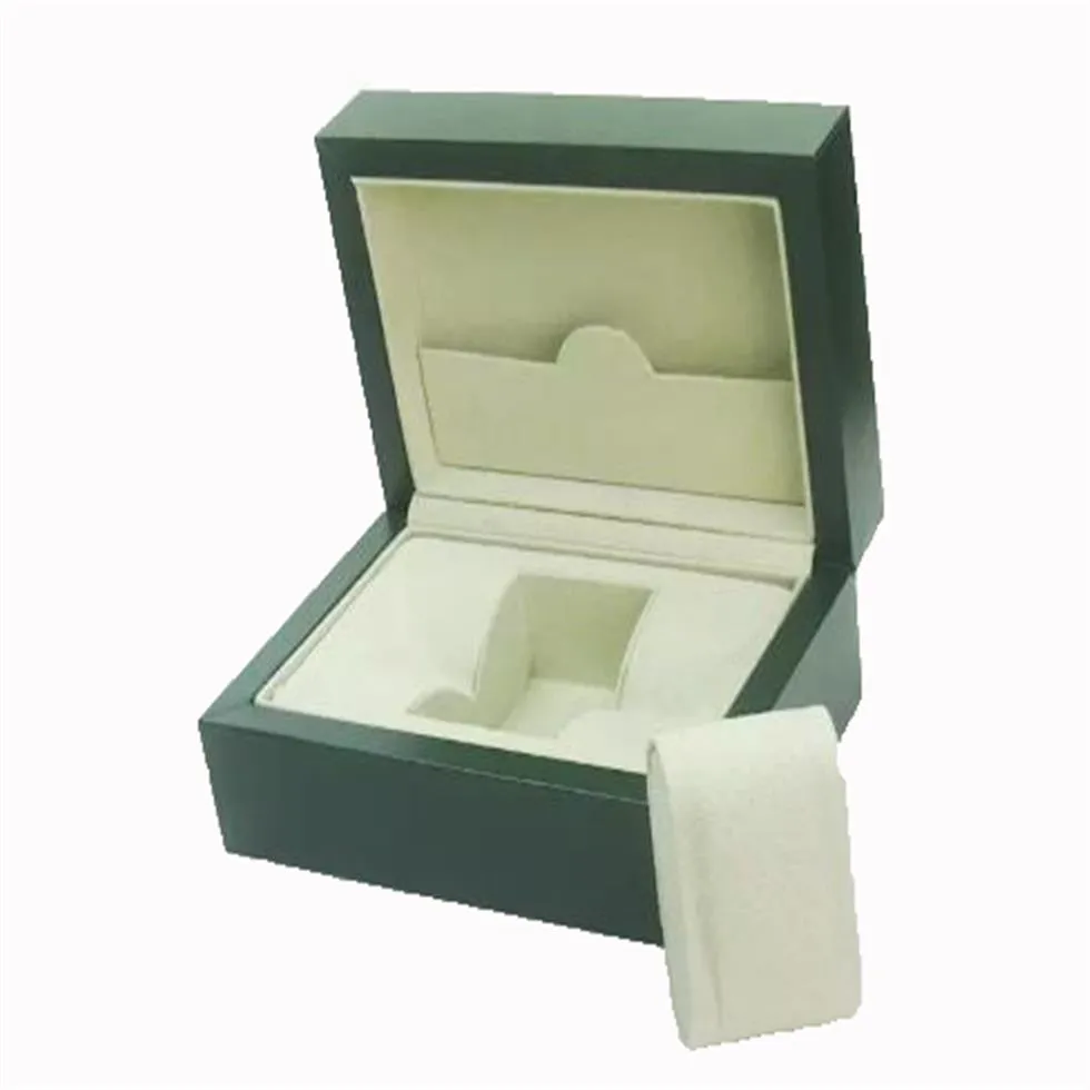 Högklassig grön klocklåda med tagg- och pappersklockor Lådor armbandsur Box2800