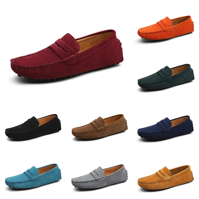 Casual Shoes Men czarny czerwony pomarańczowy ciemnozielony niebieski szary trenerów męskich trenerów sportu na zewnątrz Color43