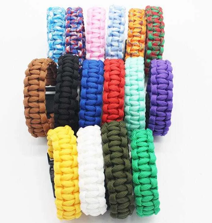 Cobra Paracord Parachute Wristband Bracelet Military Emergency Survival  Charm For Men And Women Unisex Outdoor Survival Braceslet From Lilykang,  $0.58