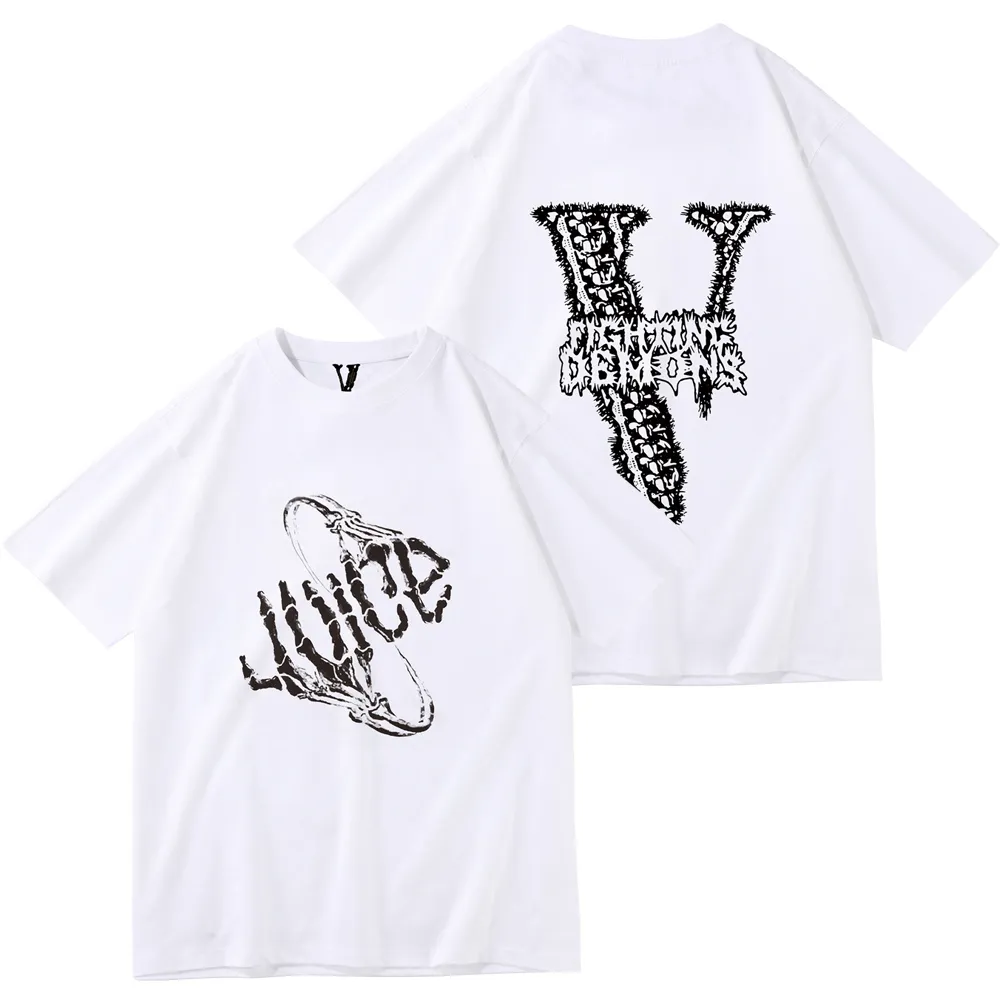 2023 VLONE Designer T-shirt Street Wear Summer Fashion Shirt Letter Print Design Coppia manica corta