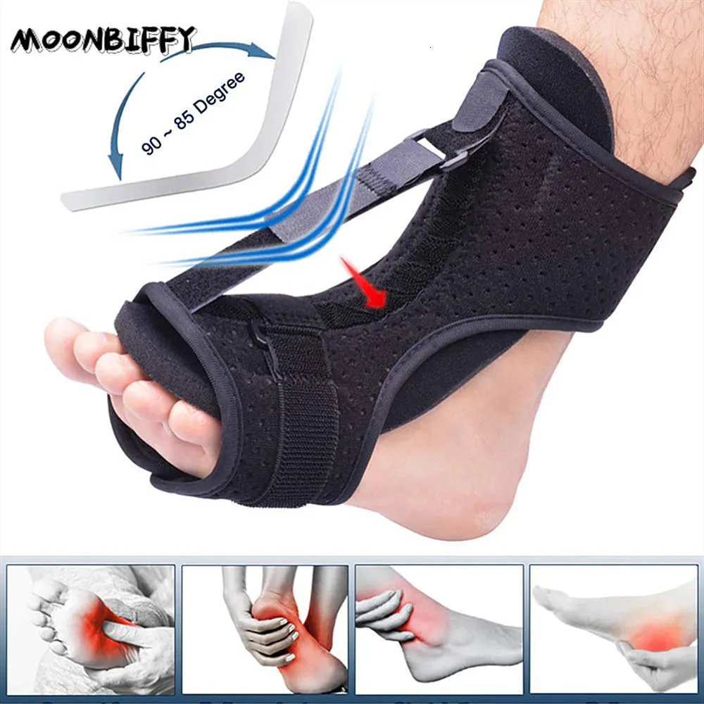 Fotbehandling justerbar plantar fasciit natt splint fot droppe ortic stag för häl andas plantar fasciit natt stretch band verktyg 230603