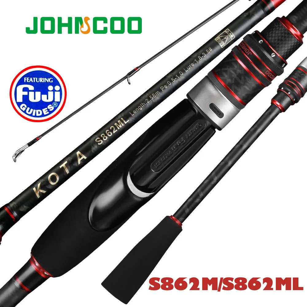 Cannes à pêche pour bateaux Full Fuji Ring K guide Japan Quality 2.58m ML M Pe 0.4-1.2 Egi Rod Squid Lure Rod Spinning Rod Squid Size # 2-3.5 Spinning Rod 230603