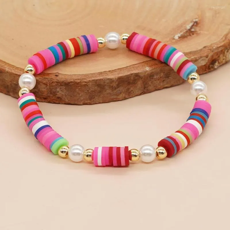 Strand Go2boho Boho Colorful Heishi Bead Bracelet - Summer Beach Jewelry For Women Friendship Gift Fashion Jewellery