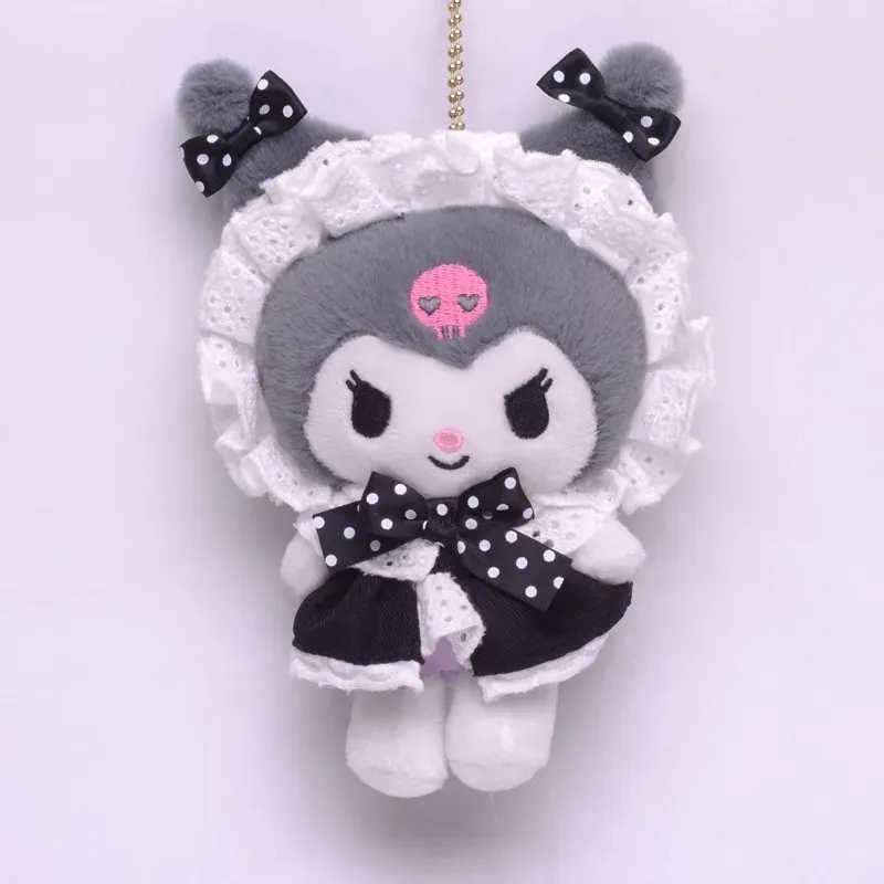 Kawaii Kuromi & Melody Plush Charm Pendants - Cute Lolita  display picture 3