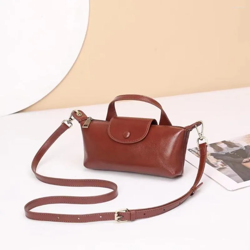 Evening Bags Royal Bagger Small Shoulder Crossbody For Women Fashion Genuine Cow Leather Ladies Handbag Sling Bag 6017