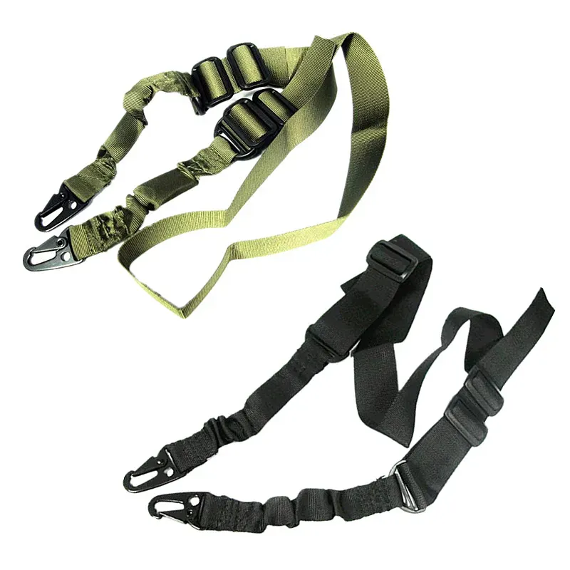 Tactical Black Navy Seal & USMC UK CQB 2 Points Bungee Rifle Sling Belt