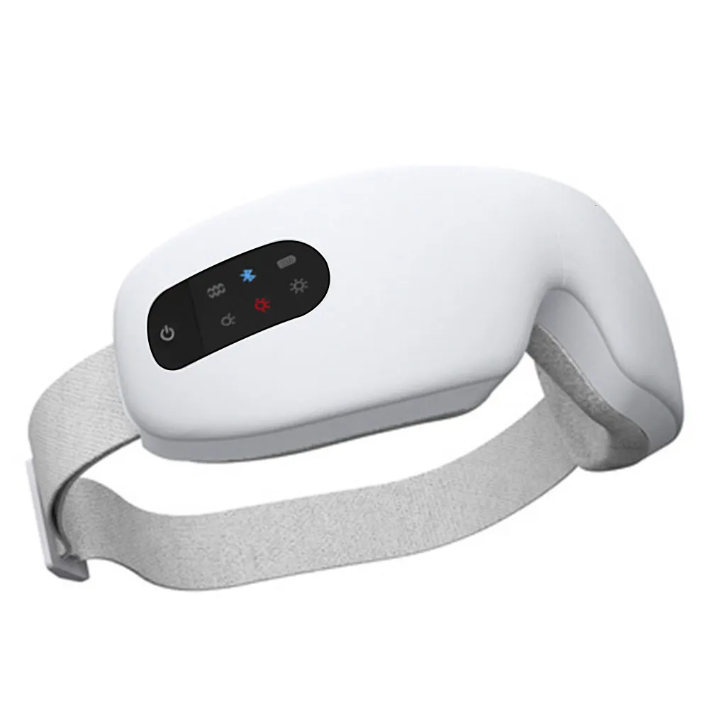 Массажер для глаз Электрический умный Bluetooth Eye Massager Музыка складываемой вибрации сжимание массаж глаз темные круги Удаляйте инструменты ухода за глазами 230603