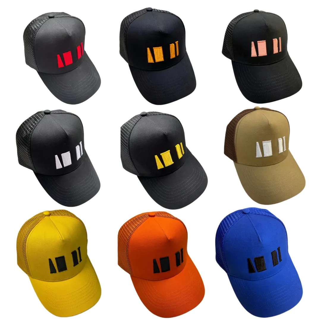 Bonés de beisebol masculinos Designers de moda Chapéu feminino carta luxo Casquette Cap verão esportes ao ar livre guarda-sol rede respirável multicolor chapéus de caminhoneiro de alta qualidade