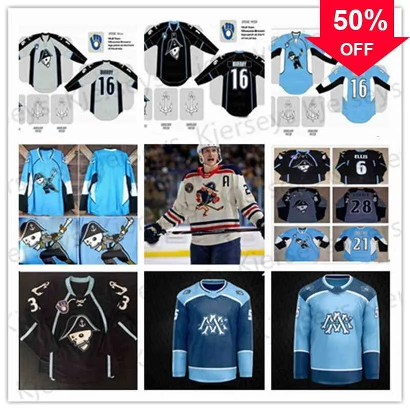 Mag Milwaukee Admirals Third Jersey 13 Conacher Premier 31 Mark DeKanich 21 Beck Premier 19 Calle Jarnkrok 2 Teemu Laakso 28 Janne Niskala