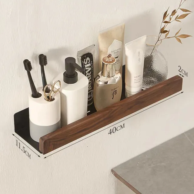  Estante de baño, estante de ducha, estante de almacenamiento  montado en la pared, estante de baño para cocina con ganchos, accesorios de  baño sin taladro, contenedor de plástico, estante de almacenamiento