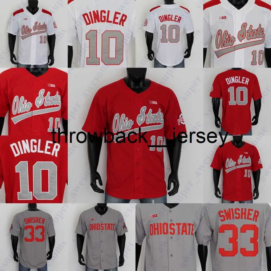 Thr Ohio State Baseball Jersey Dillon Dingler Brent Todys Connor Pohl Nate Karaffa Zach Dezenzo Garrett Burhenn Griffan Smith Seth Lonsway