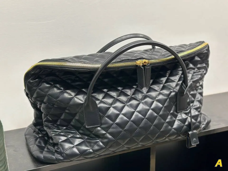 Lyxdesigners handväska axelväskor shoppingväska äkta läder duffel luagage es jätte resväska shoppare handväska valise mallet portmanteau