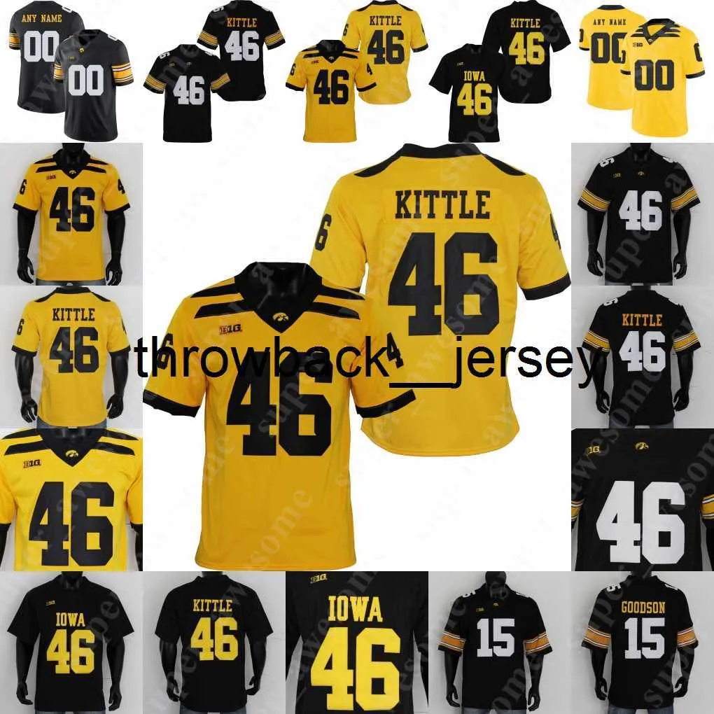 Thr Iowa Hawkeyes Football Jersey Tyrone Tracy Jr Monte Pottebaum elfenben Kelly-Martin Seth Benson Chauncey Golston Jack Heflin Zach Vanvalkenburg