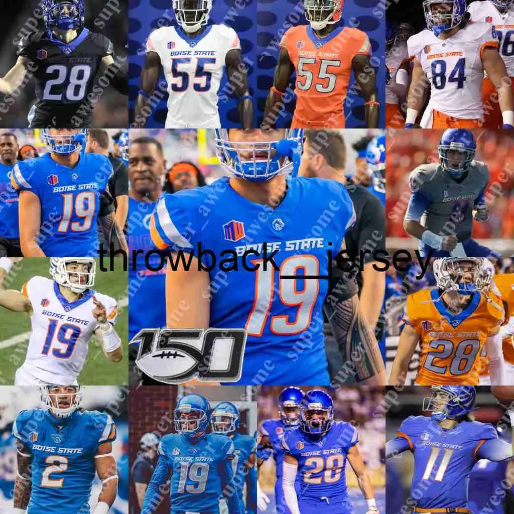 Thr Boise State Football Jersey Riley Smith CT Thomas Riley Whimpey Markel Reed Ezekiel Noa Tyreque Jones Kaonohi Kaniho Scott Matlock Rodney Robinson Jackson Crave