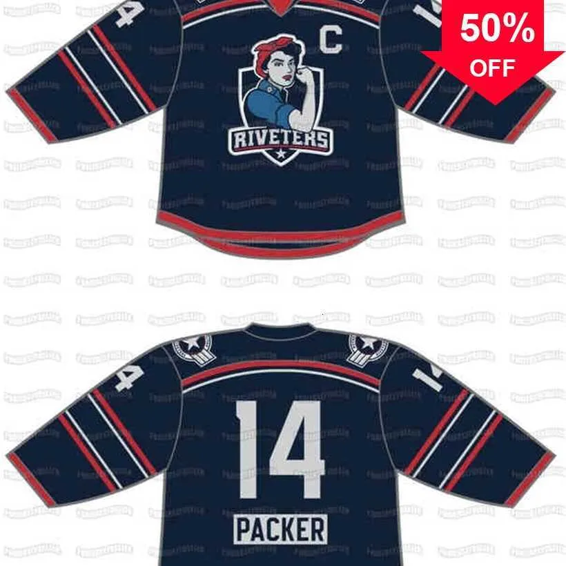 Mag C202 Metropolitan Riveters 2021 22 Hockey Jersey Men Women Youth Custom Any Number Any Name